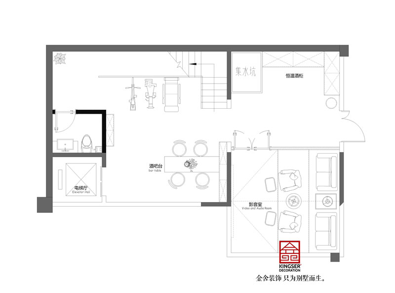 綠城桃花源300平米戶(hù)型負二平面布置圖